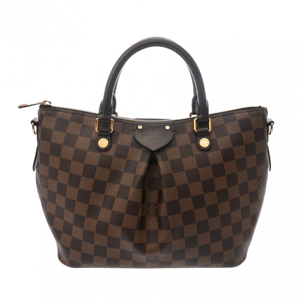 LOUIS VUITTON Damier Siena Brown Canvas Handbag